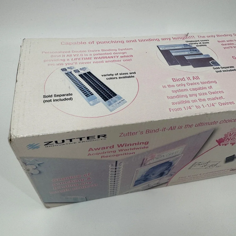 Zutter Bind It All Version 2.0 Original Wire Binding System‎ + Wires Bundle